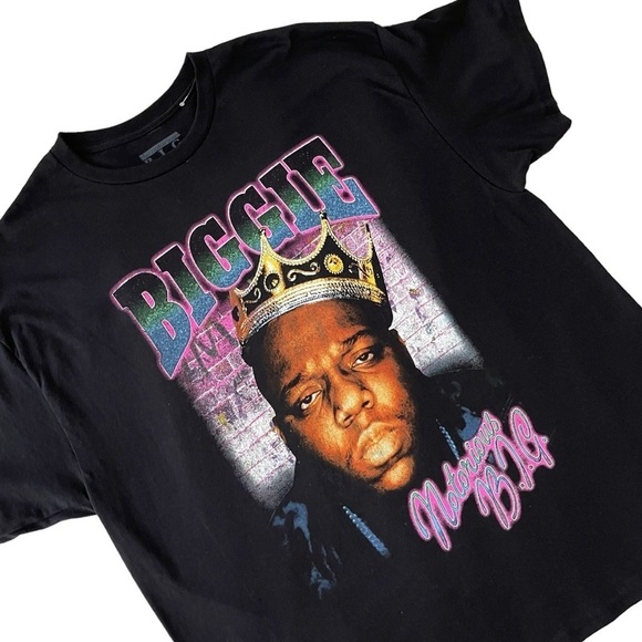 The Notorius B.I.G Biggie black tshirt size XL NWT - Picture 7 of 8